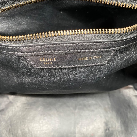 Celine Phantom Tricolor Luggage Tote Medium Green Black Grey Phoebe Philo - Picture 9 of 16